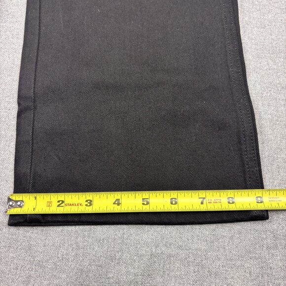 Levis Mens Black Western Fit Jeans W38 L29 Stretch Black  Denim - Picture 10 of 15